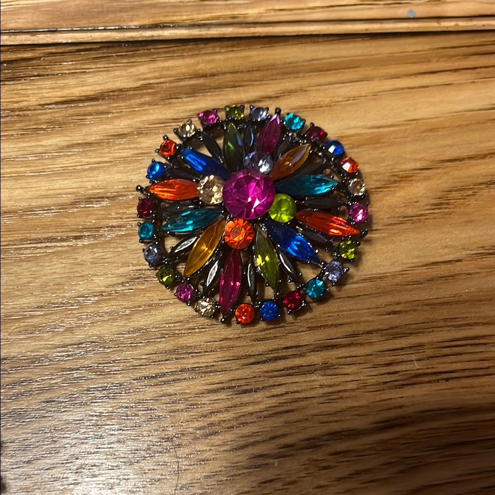 Multicolor Brooch Set - Picture 7 of 8